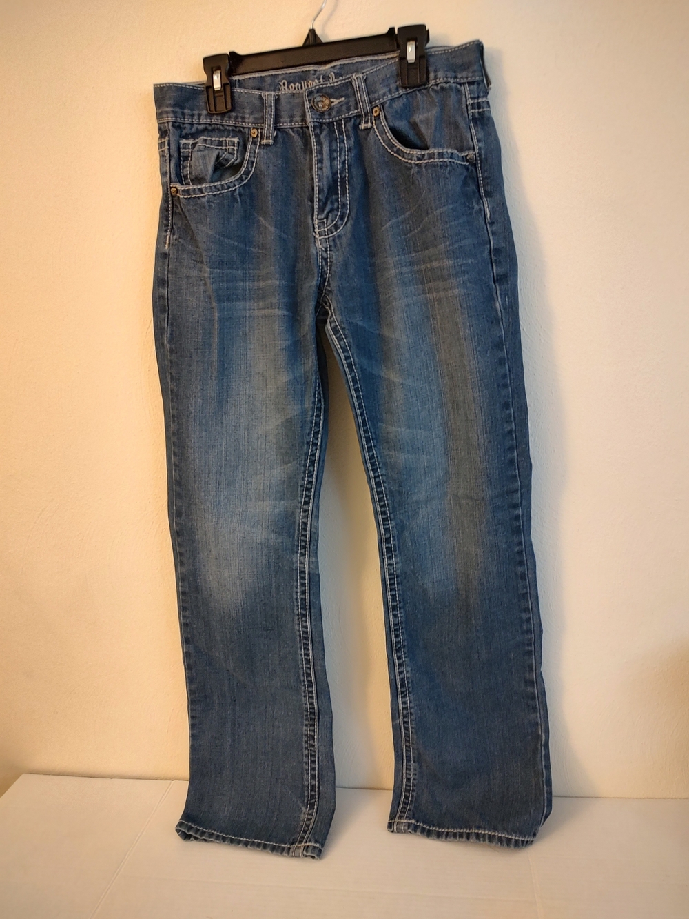 Rock Revival Men's Slim Jeans Blue Waist Junior size 16